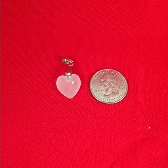 Swarovski Austrian Crystal Frosted Heart - Picture 4 of 6